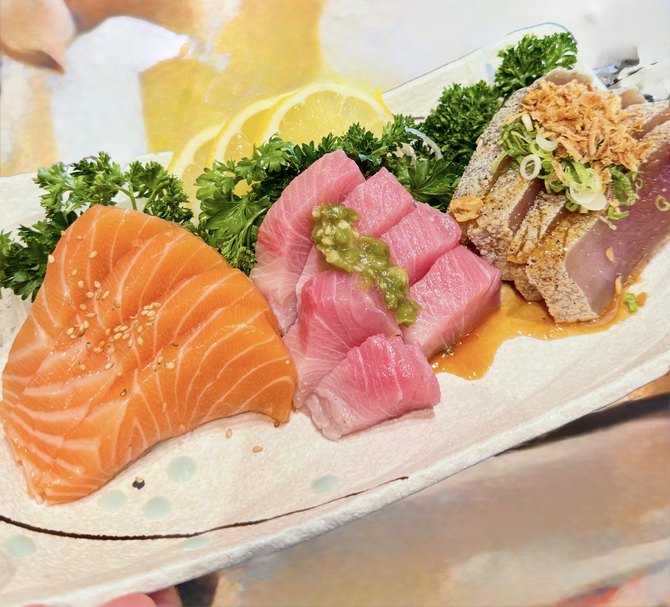 Sushi sashimi platter