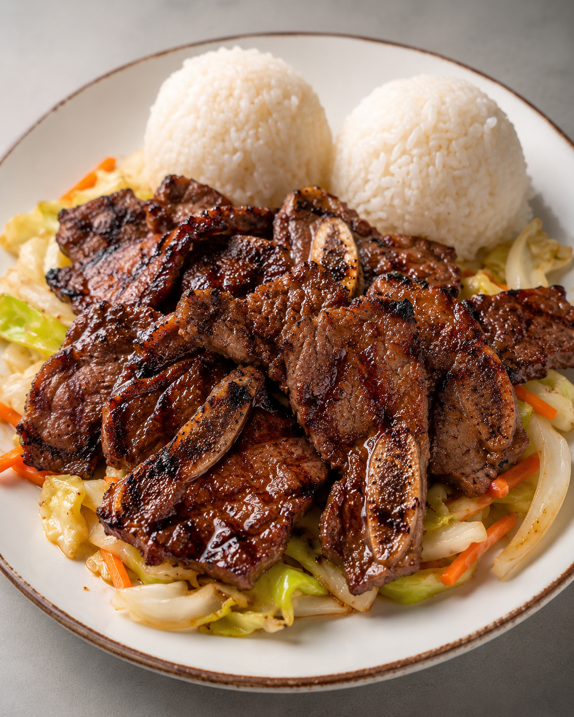 Teriyaki beef short ribs