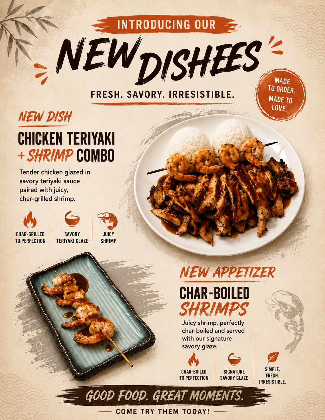 Chicken + Shrimp